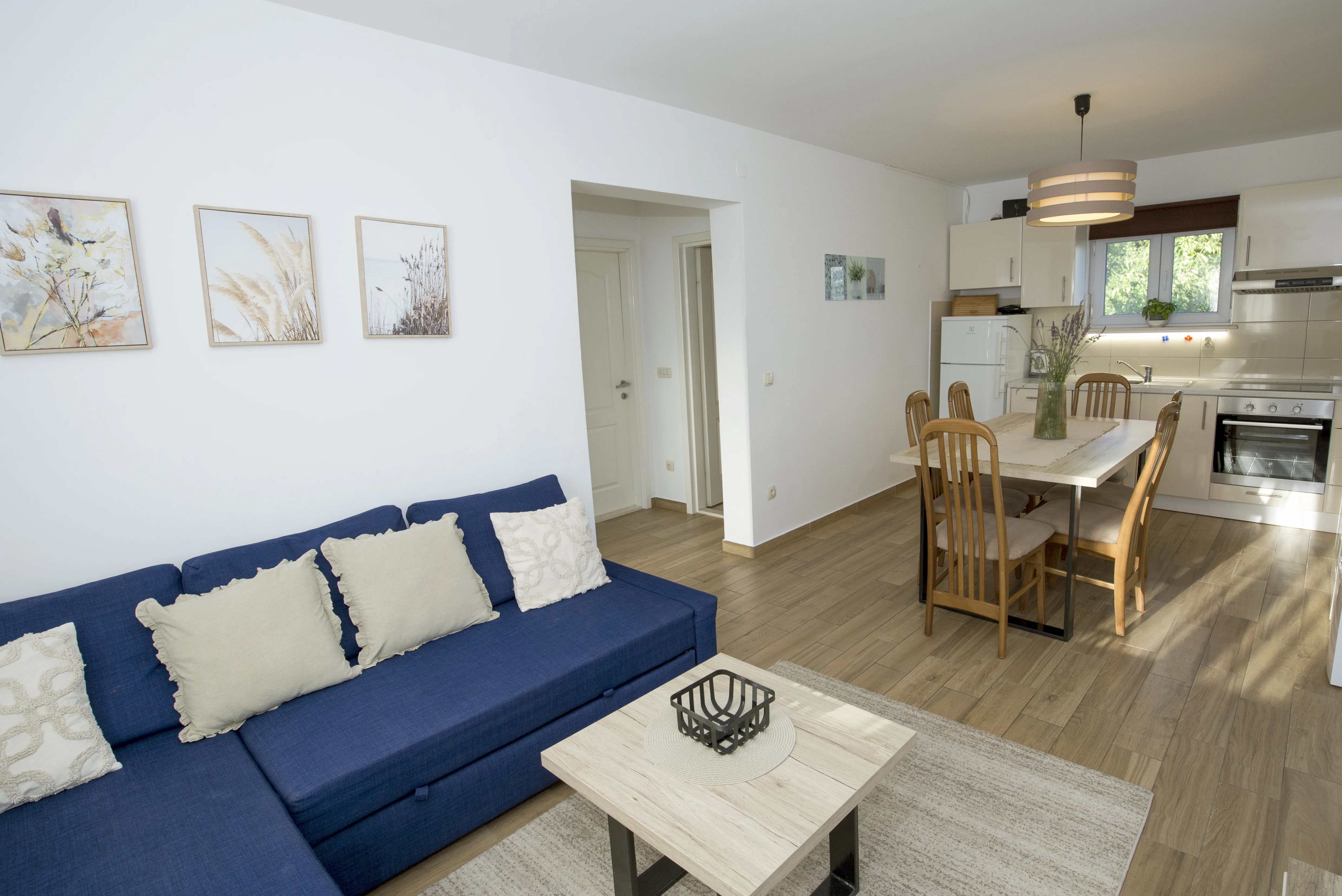 Drone aerial: villa and pool